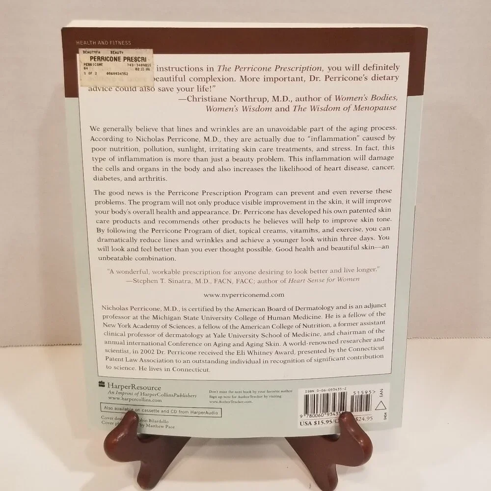 "The Perricone Prescription" by Nichols Perricone, M.D. - EUC - Picture 2 of 10